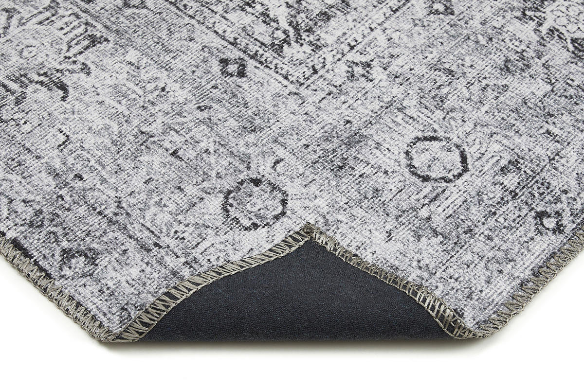 Luxor Living Teppich Lago grau B/L: ca. 240x340 cm Lago - anthrazit/grau (240,00/340,00cm) - Luxor Living
