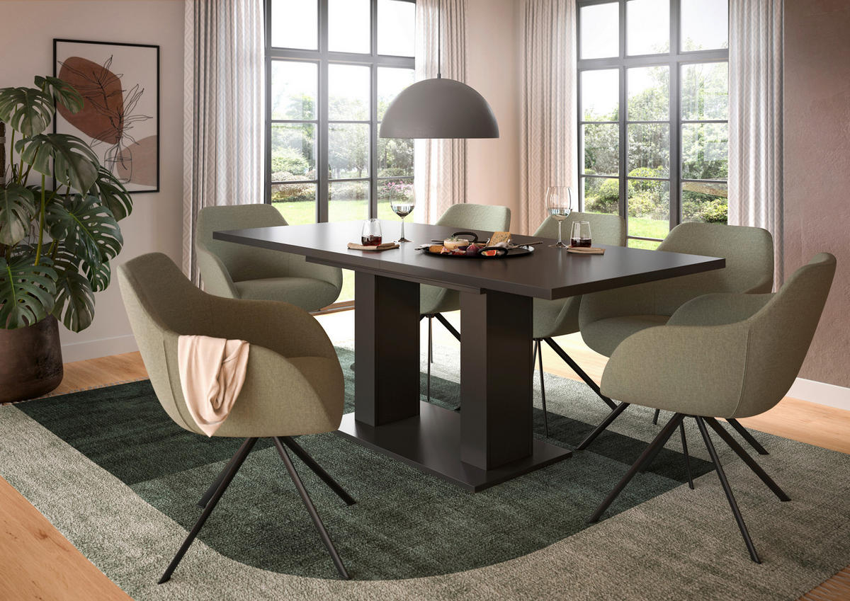 Esstisch MOTION grau B/H/T: ca. 150x76x90 cm MOTION - grau (150,00/76,00/90,00cm) - xonox.home