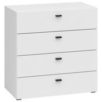 Schubkastenkommode System 64 weiß matt B/H/T: ca. 64x64x35 cm System 64 - weiß (64,00/64,00/35,00cm)
