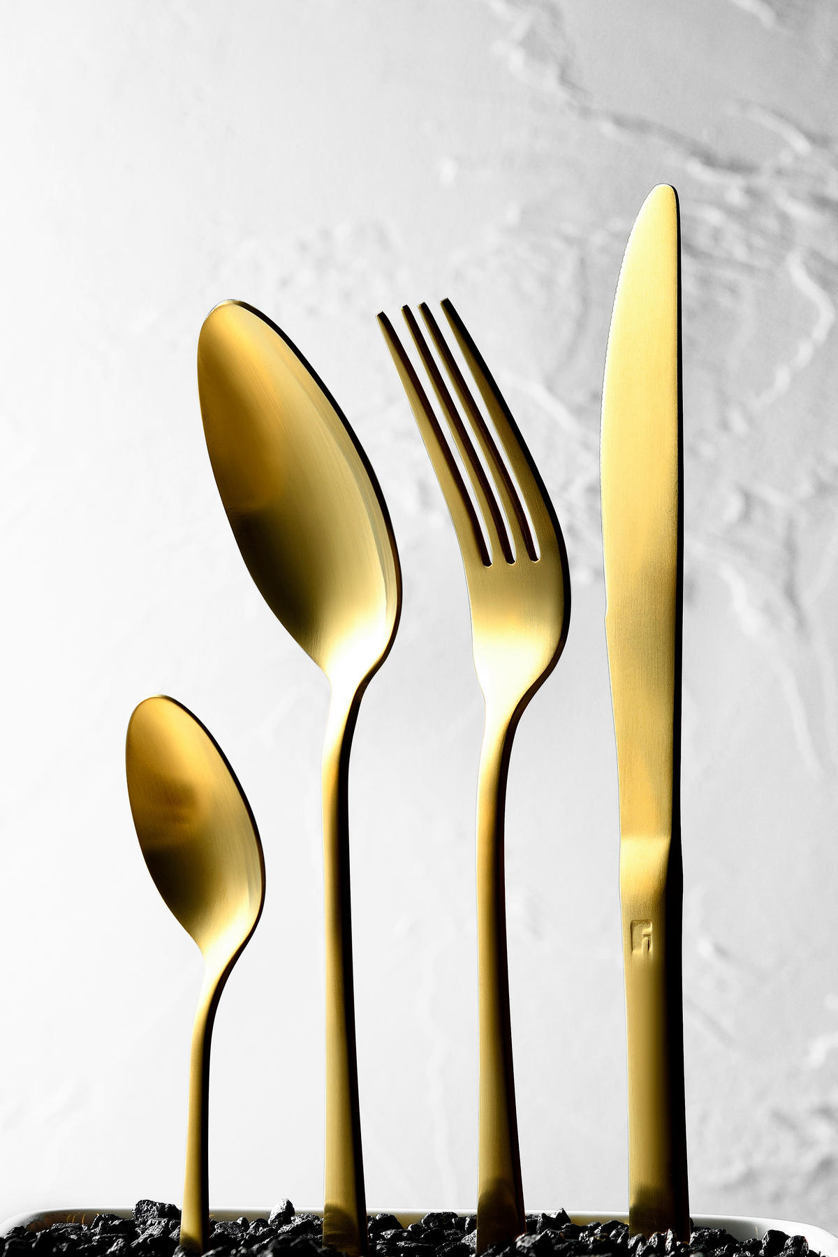 BERGNER Besteckset Munich gold matt gold Edelstahl 24 tlg. Munich gold matt - gold - BERGNER