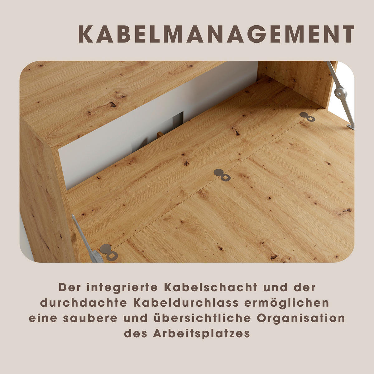 Sekretär MONTANA Eiche schwarz B/H/T: ca. 120x127x40 cm MONTANA - Eiche/schwarz (120,00/127,00/40,00cm) - byLIVING