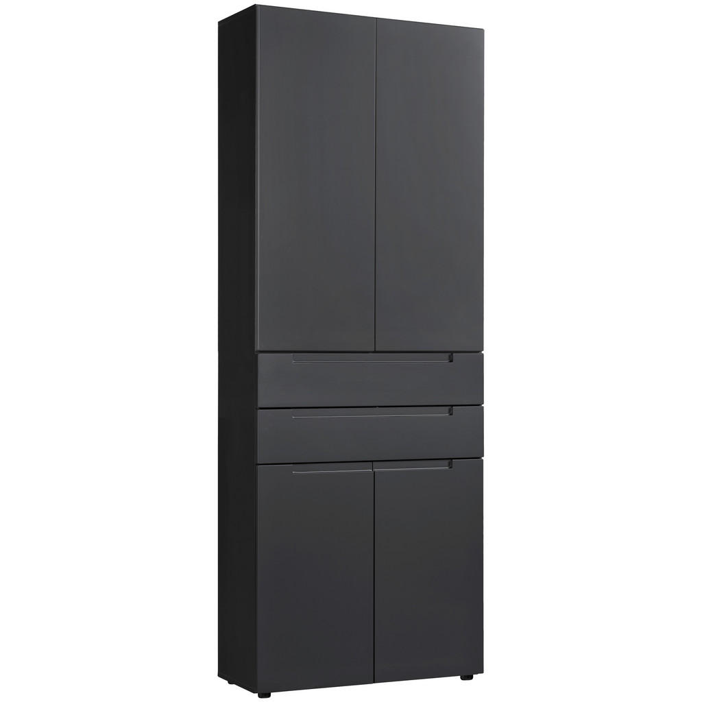 Thumbnail - Mehrzweckschrank Mailand 63 anthrazit B/H/T: ca. 80x218x35 cm