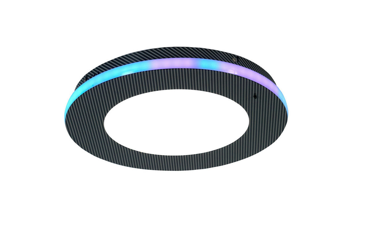 Deckenleuchte schwarz Metall D: ca. 40 cm LED-Deckenleuchte_Timur - schwarz (40,00cm)