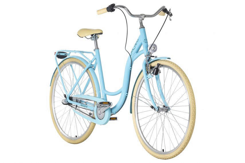 DaCapo City-Bike Milano 156C 28 Zoll Rahmenhöhe 51 cm 3 Gänge blau 