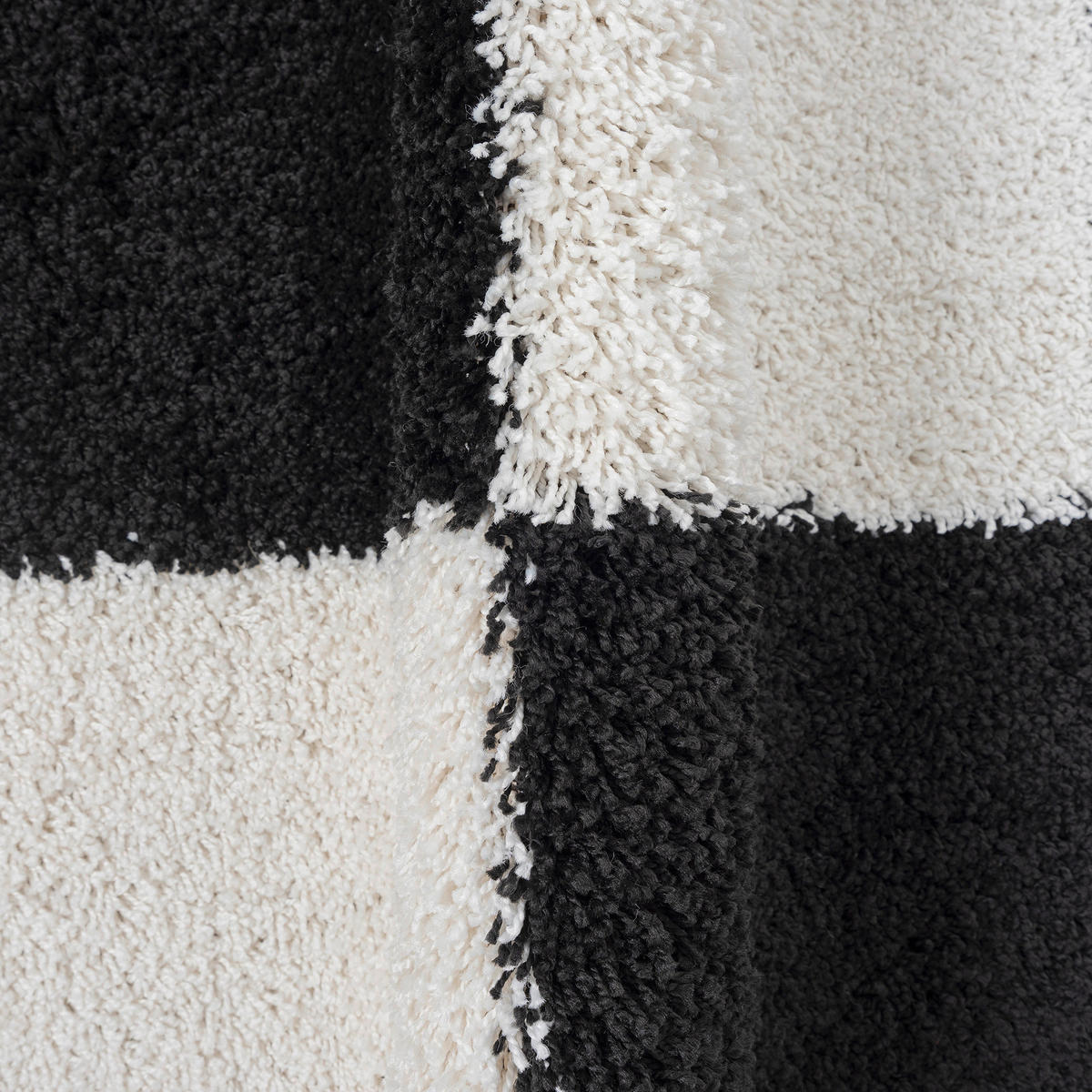 Sanat Hochflorteppich MILANO schwarz B/L: ca. 60x110 cm MILANO - schwarz (60,00/110,00cm) - Sanat