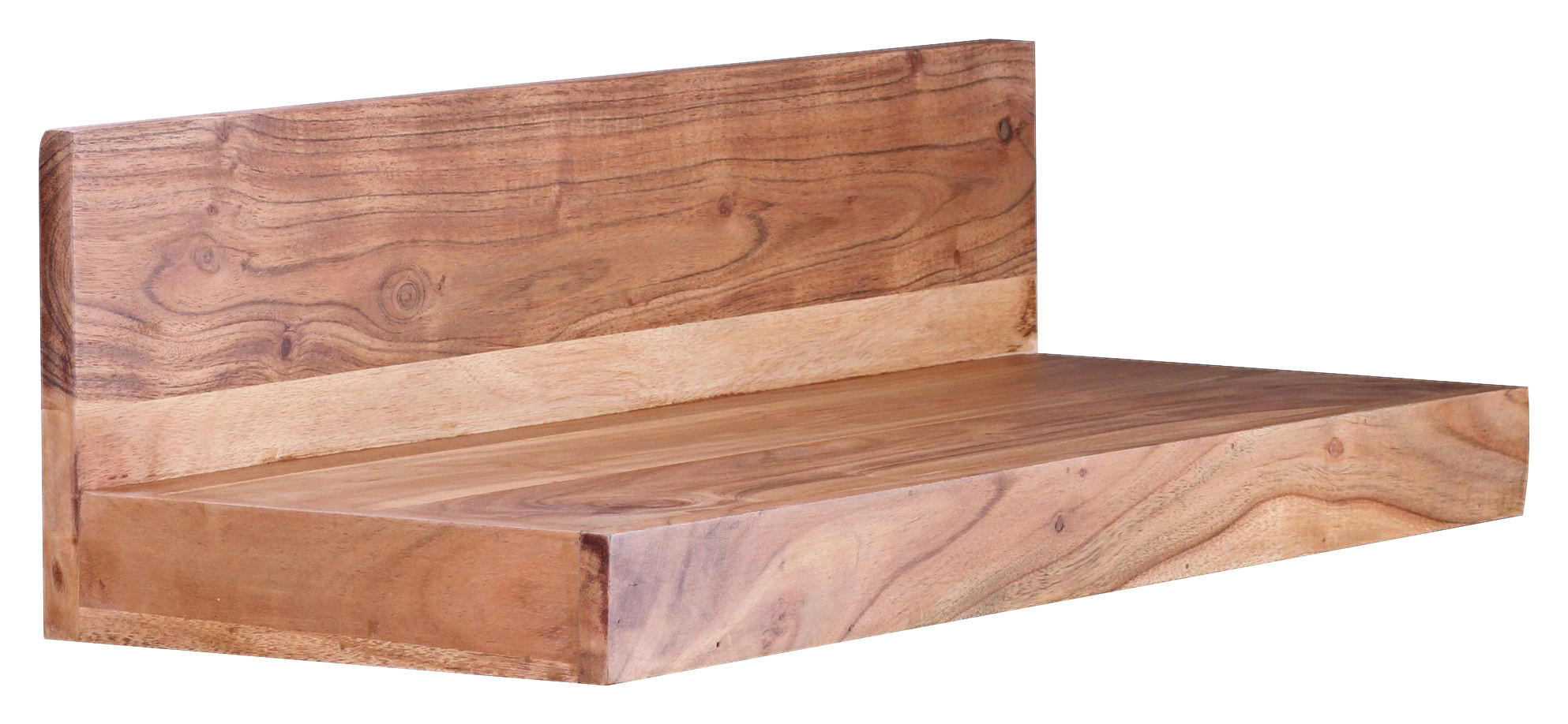 Wandregal natur B/H/T: ca. 60x17x23 cm Wandregal - natur (60,00/17,00/23,00cm) - Wohnling