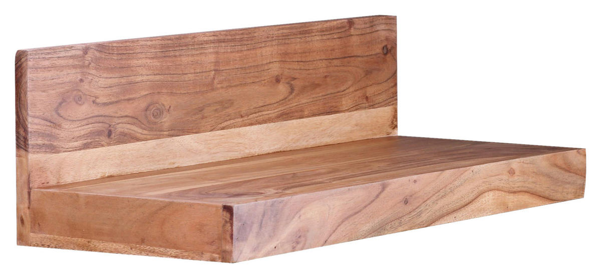 Wandregal natur B/H/T: ca. 60x17x23 cm Wandregal - natur (60,00/17,00/23,00cm) - Wohnling