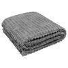 Flanelldecke Flanell Flanelldecke_Checks 140x190cm silb. - silber (140,00/190,00cm)