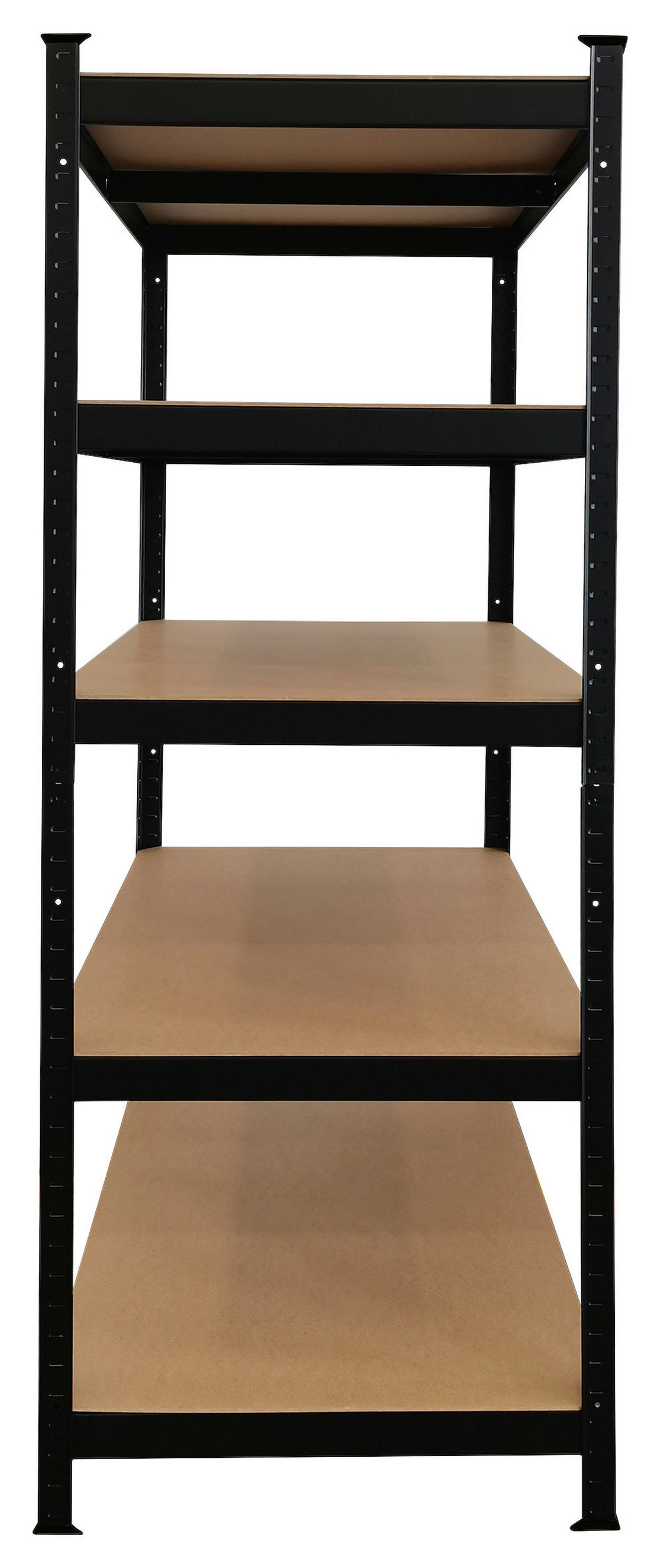 Schwerlaststeckregal schwarz B/H/T: ca. 120x180x60 cm Schwerlaststeckregal 180x120x60cm S - schwarz (120,00/180,00/60,00cm)