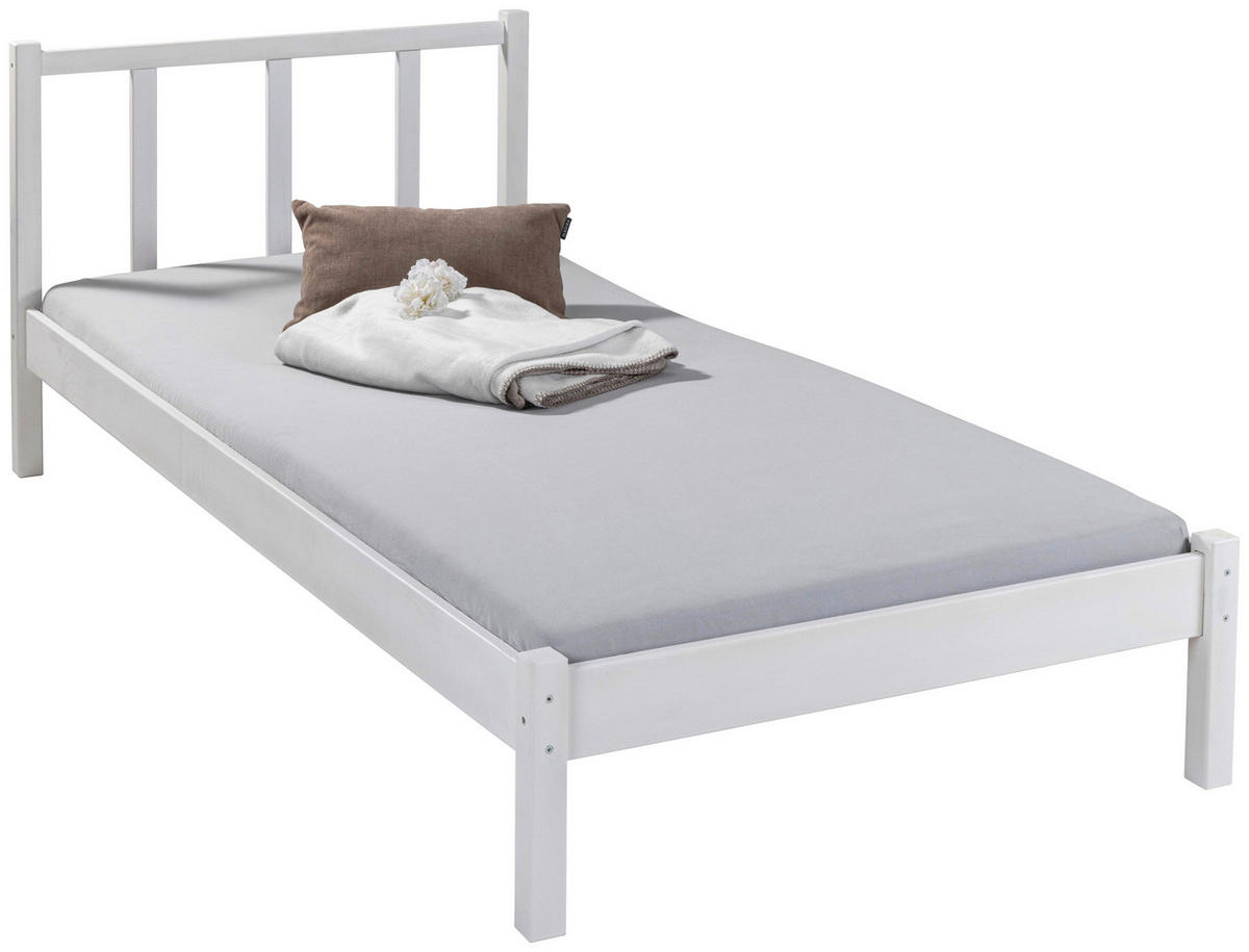 Bett Fredy weiß Fredy - weiß (208,00/96,50/80,00cm) - Inter Link