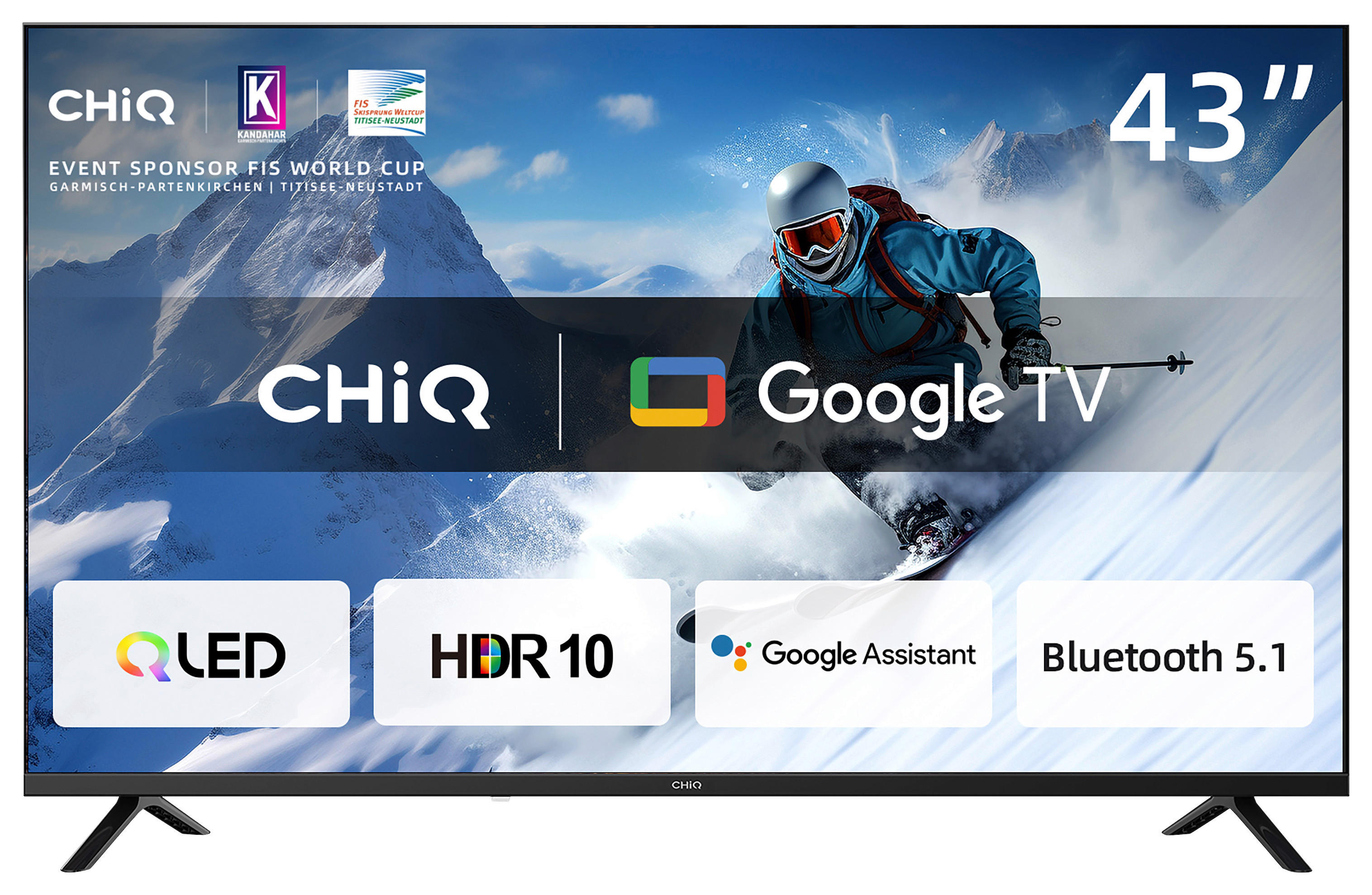 CHiQ LED-TV L43QM10V QLED-Smart-TV_43"_FHD_L43QM10V_CHiQ - CHiQ
