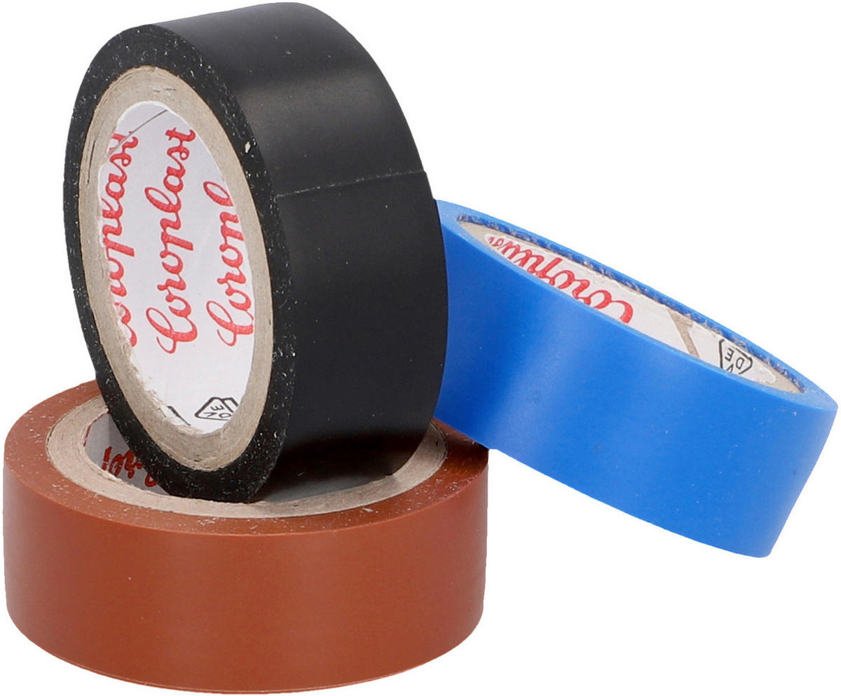 Unitec Isolierband 3 tlg. PVC-Isolierband - UniTec