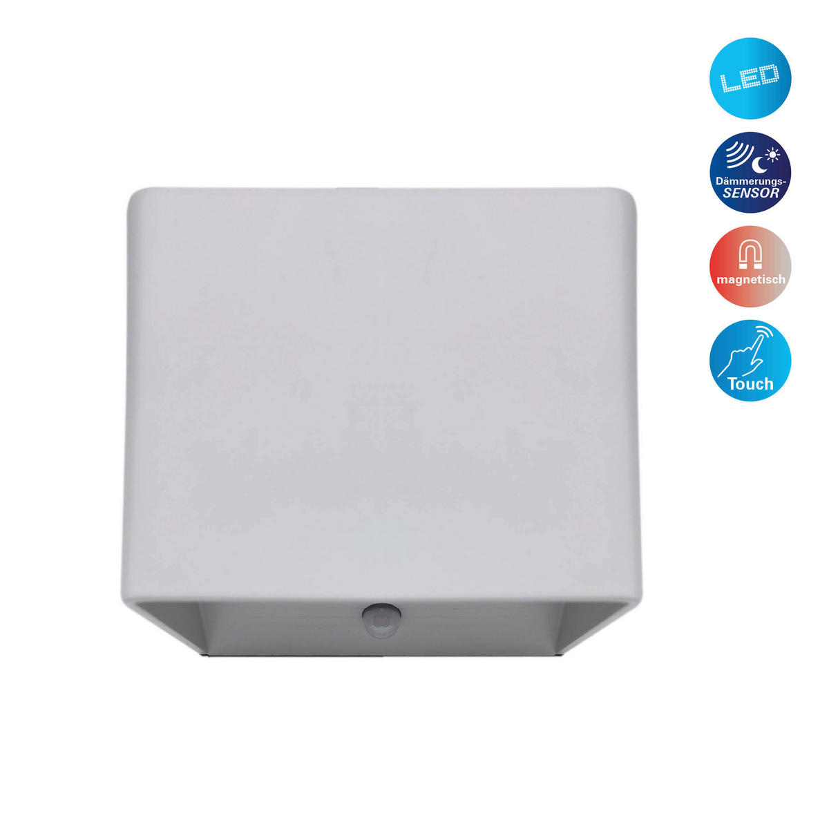 Näve Leuchten LED-Wandleuchte weiß Metall B/H/T: ca. 10x8x10 cm CUBE - weiß (10,00/8,00/10,00cm) - Näve Leuchten