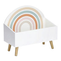 Zeller Truhe Rainbow multicolor Kiefer B/H/L: ca. 28x52x58 cm Rainbow - multicolor (58,00/28,00/52,00cm) - Zeller