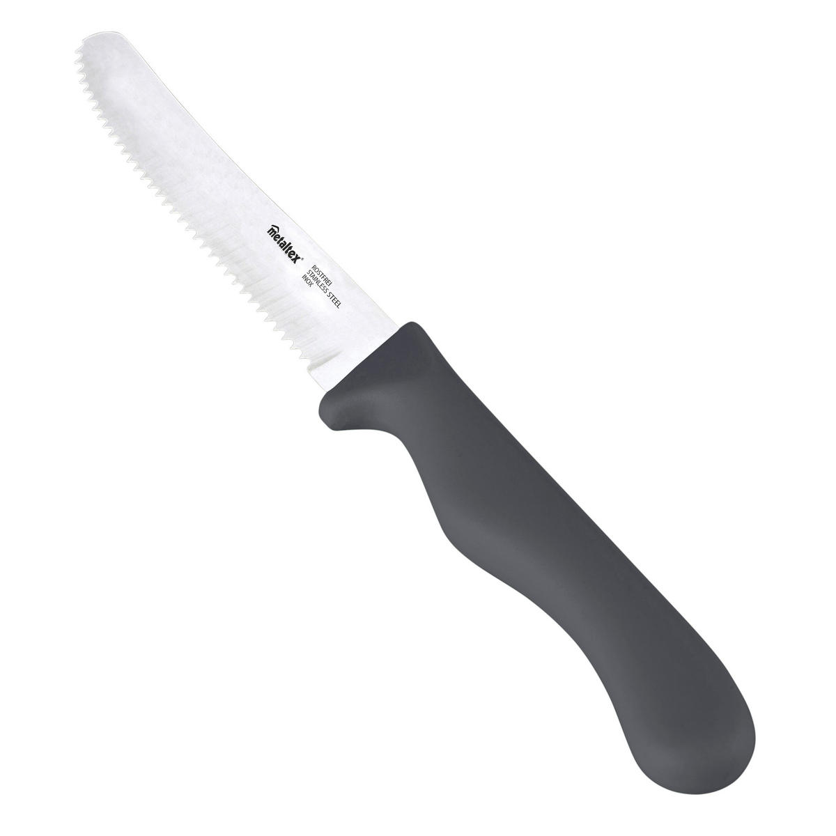 Metaltex Brotzeitmesser blau Inox Brotzeitmesser_Basic - blau - Metaltex