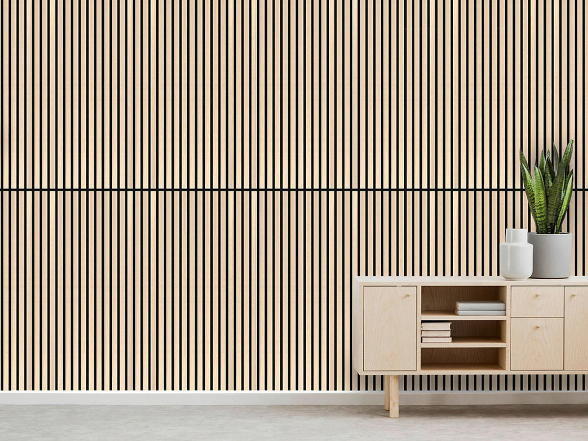 Wand-und Akustikpaneel Eiche L/B/H: ca. 104x52x1 cm pro Stück Akustikpaneel 52x104 Classic Oak - Eiche (104,00/52,00/1,00cm)
