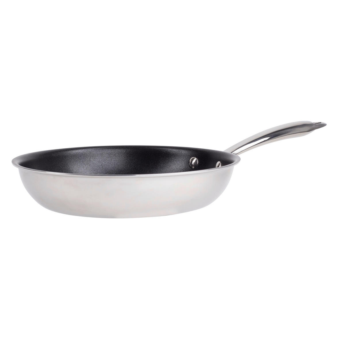 MASTERPRO Pfannenset PURE 3 silber Edelstahl PURE 3 - silber - MASTERPRO