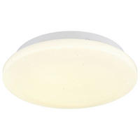 GLOBO LED-Deckenleuchte Flarx 41282 weiß Metall Acryl H/D: ca. 5,5x22 cm Flarx - weiß (22,00/5,50cm) - GLOBO