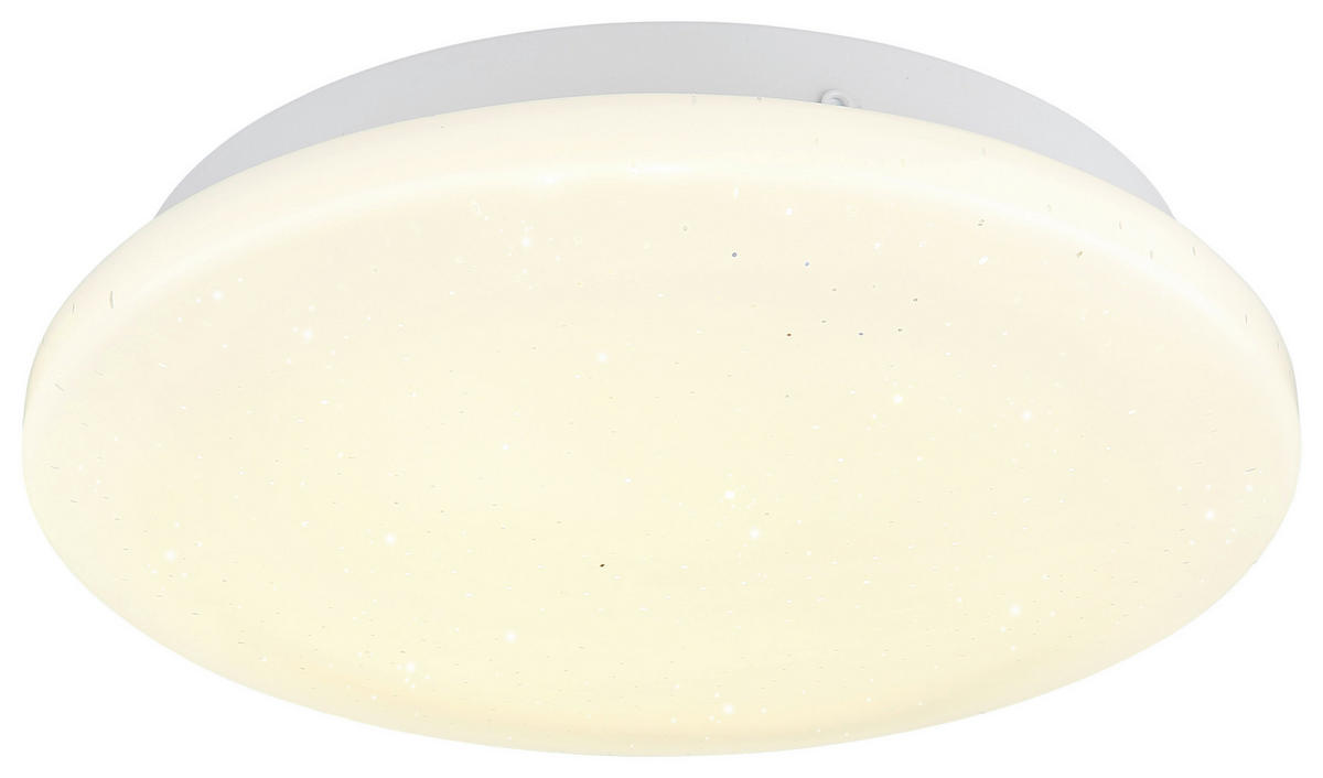 GLOBO LED-Deckenleuchte Flarx 41282 weiß Metall Acryl H/D: ca. 5,5x22 cm Flarx - weiß (22,00/5,50cm) - GLOBO