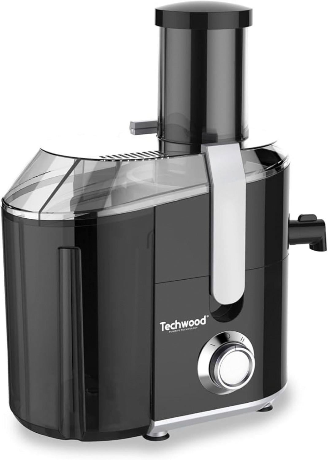 Techwood Entsafter TCF1808 schwarz Metall Kunststoff B/H/L: ca. 33x36x19 cm ca. 2,2 l Entsafter TCF1808 - schwarz (19,00/33,00/36,00cm) - Techwood