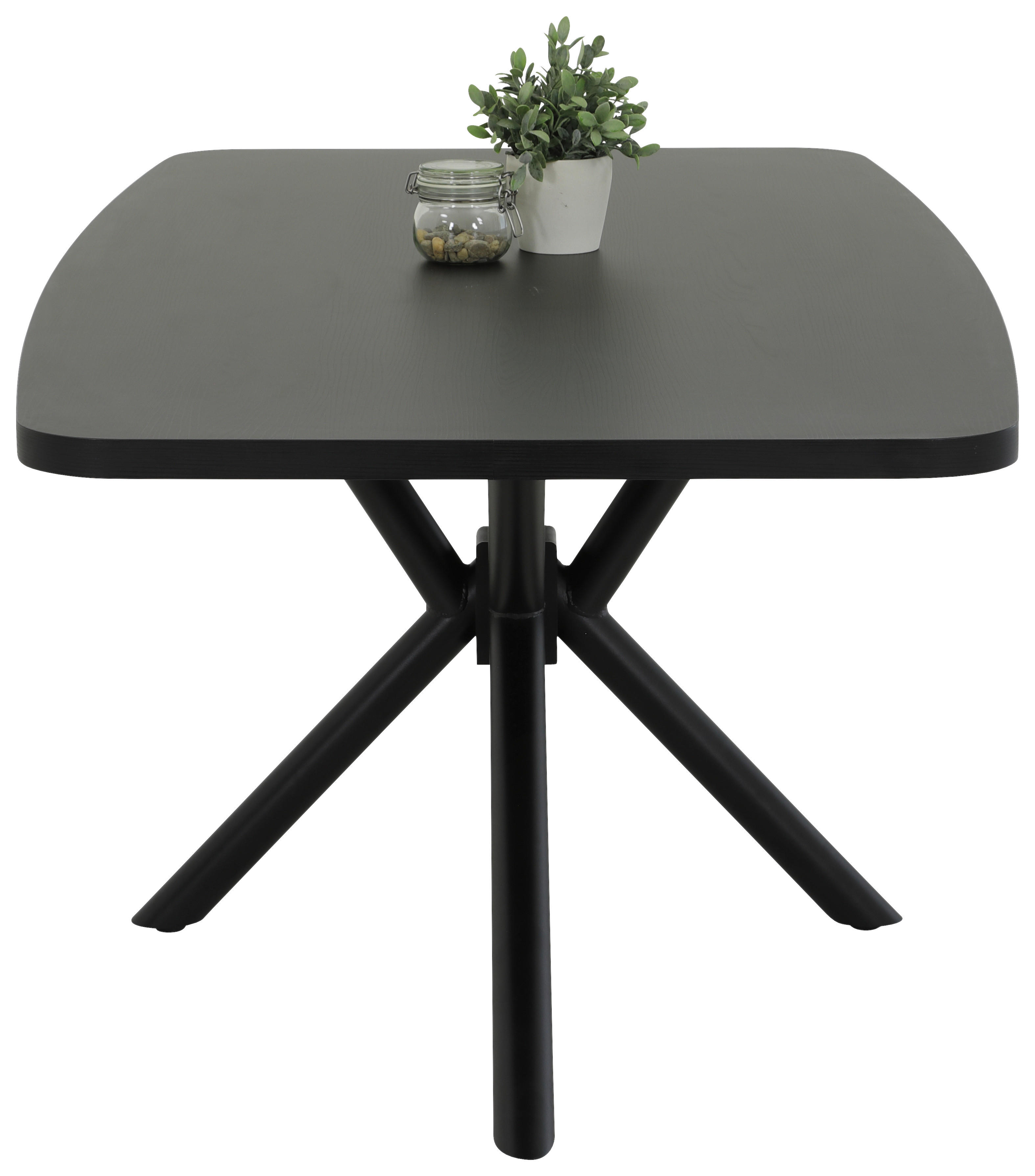 Esstisch Jana II schwarz B/H/T: ca. 180x76x100 cm Jana II - schwarz (180,00/76,00/100,00cm) - Hela
