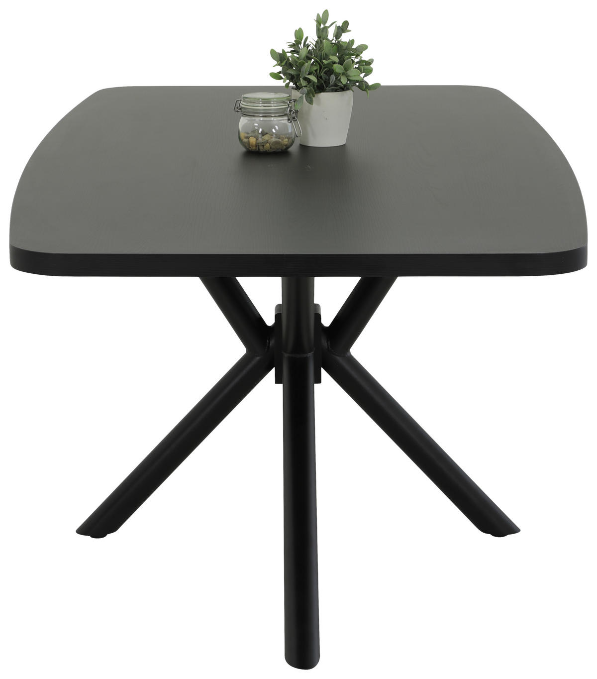 Esstisch Jana II schwarz B/H/T: ca. 180x76x100 cm Jana II - schwarz (180,00/76,00/100,00cm) - Hela