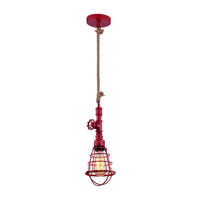 Näve Leuchten Pendelleuchte NV6093021 rot Metall B/H/L: ca. 14x130x14 cm E27 1 Brennstellen Regia - rot (14,00/14,00/130,00cm) - Näve Leuchten