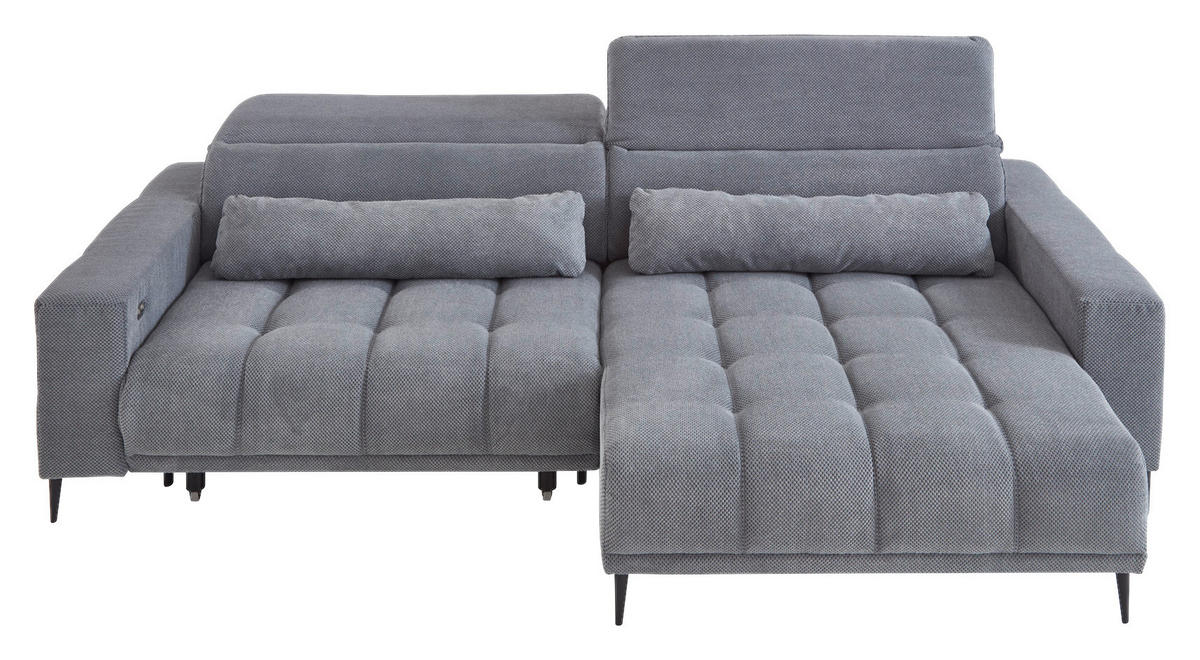 Funktionsecke Lana grau Microfaser B/H/T: ca. 284x108x169 cm Lana - schwarz/grau (284,00/108,00/169,00cm)