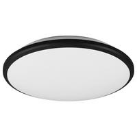 Reality Deckenleuchte R67021132 mattschwarz Kunststoff D: ca. 35 cm 1 Brennstellen LED-Deckenleuchte_Limbus - mattschwarz (35,00cm) - Reality