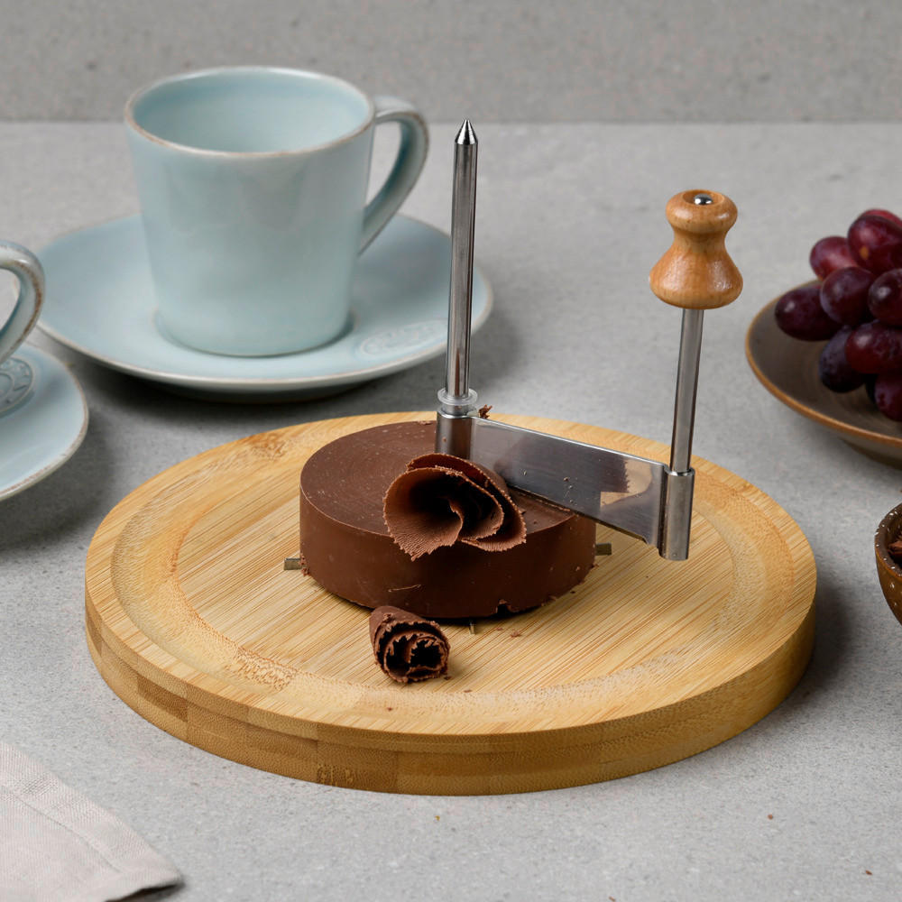 Thumbnail - Kesper Käsehobel braun Bambus B/H/L: ca. 22,7x5x22,5 cm