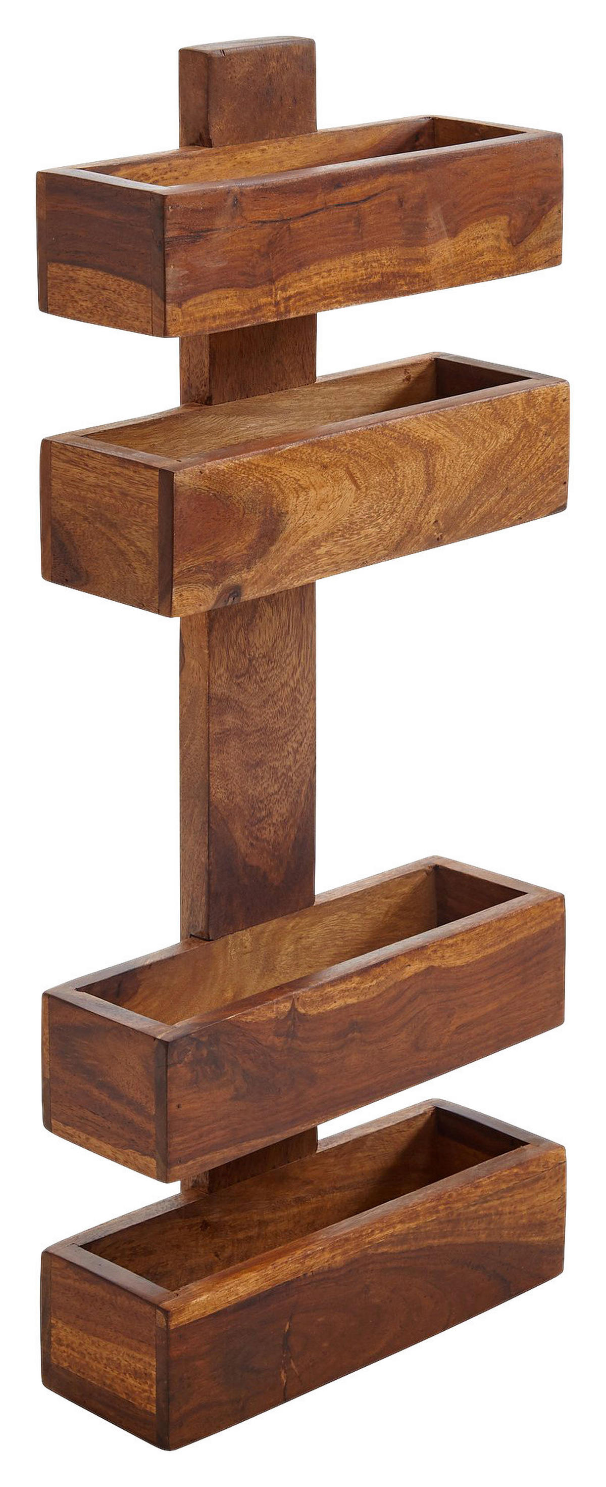 Zeitungsständer natur Echtholz B/H/T: ca. 30x72x10 cm Zeitungsständer - natur (30,00/72,00/10,00cm) - Wohnling