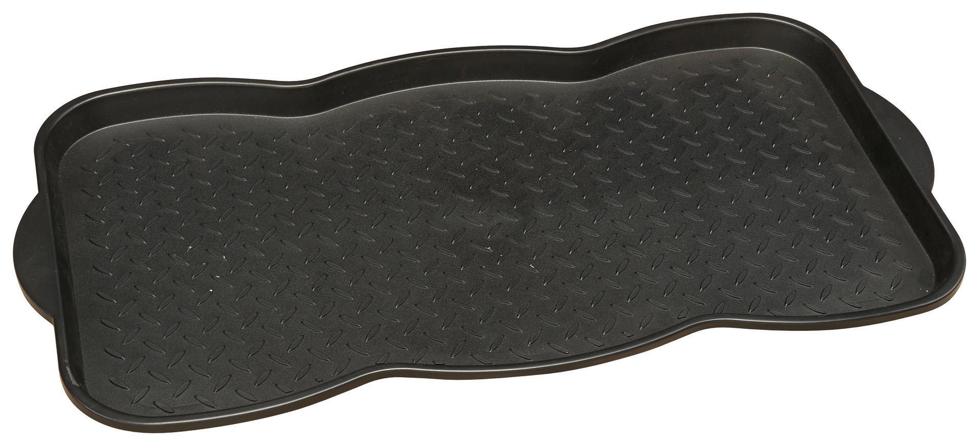 Abtropfschale schwarz B/L: ca. 38x75 cm Schuhabtropfschale 38x75cm - schwarz (38,00/75,00cm)