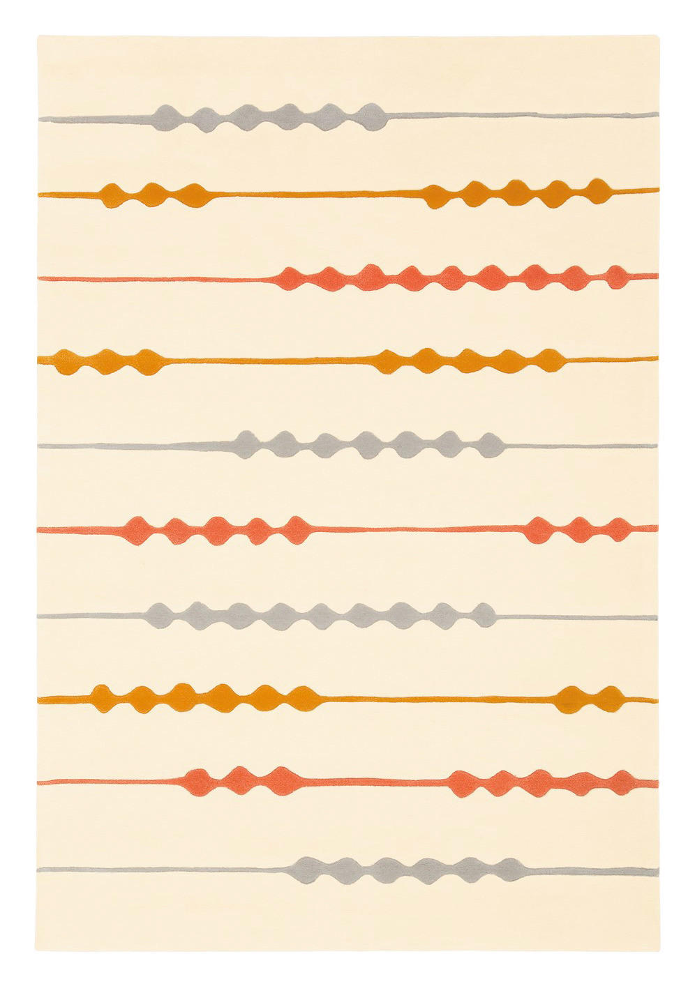 Arte Espina Kurzflorteppich Spirit 3083 orange B/L: ca. 170x240 cm Spirit 3083 - orange/beige (170,00/240,00cm) - Arte Espina