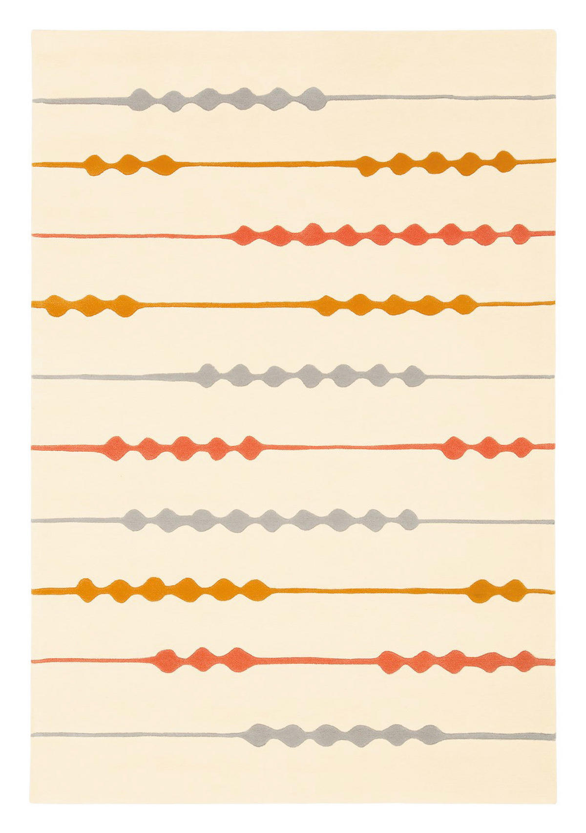 Arte Espina Kurzflorteppich Spirit 3083 orange B/L: ca. 170x240 cm Spirit 3083 - orange/beige (170,00/240,00cm) - Arte Espina