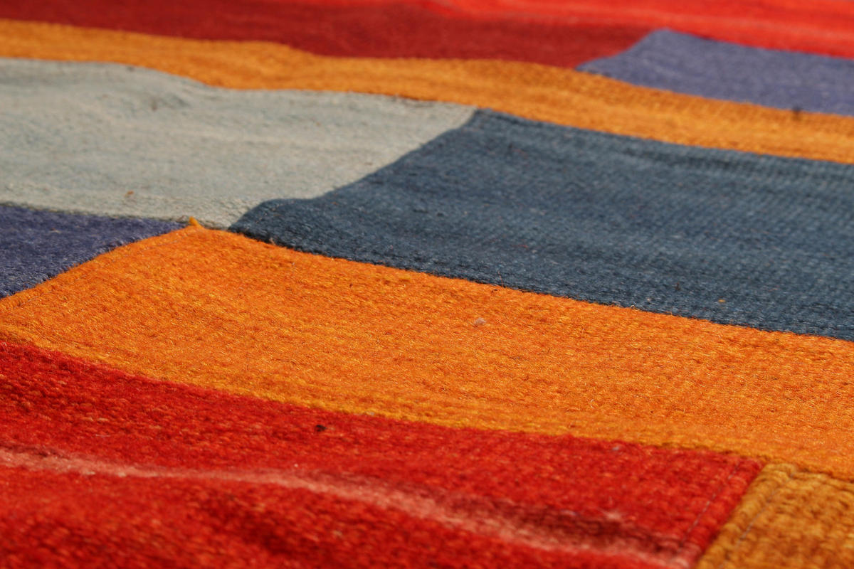 Kayoom Kurzflorteppich Radical 330 mehrfarbig B/L: ca. 160x230 cm Radical 330 - rot/mehrfarbig (160,00/230,00cm) - Kayoom