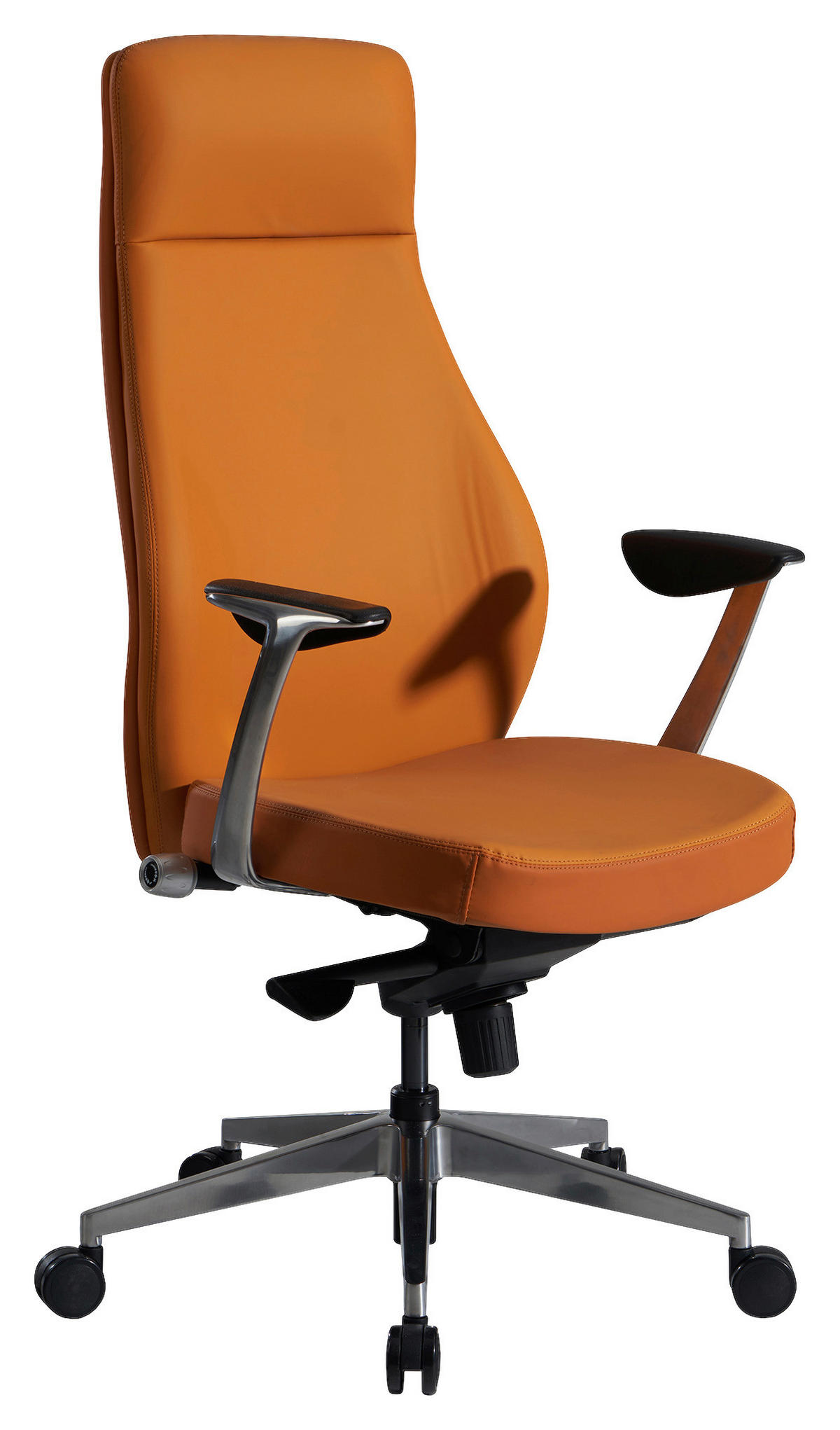 Drehstuhl braun Bürostuhl - braun (74,00/125,00/74,00cm) - Amstyle