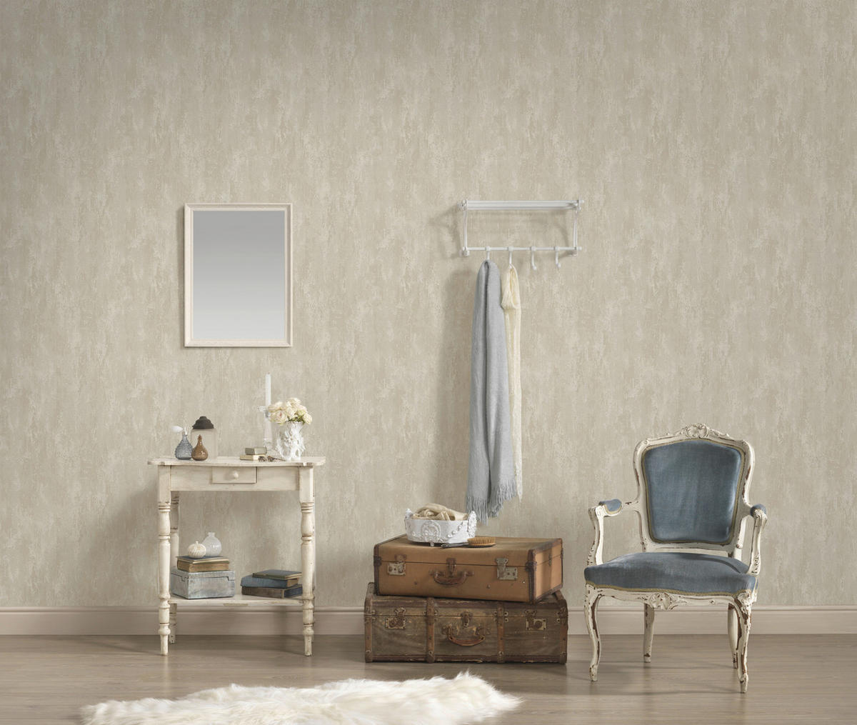 Vliestapete Beton creme B/L: ca. 53x1005 cm Vliestapete_326514 - creme (53,00/1005,00cm)