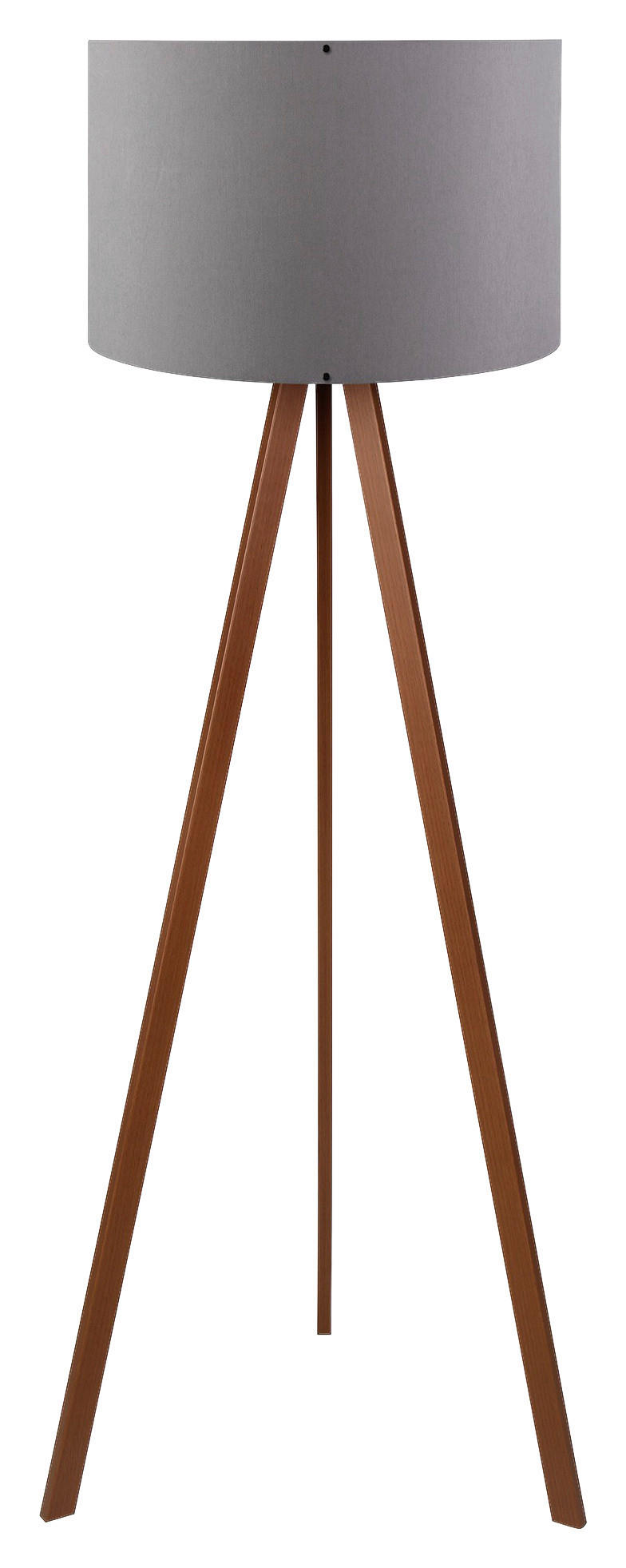 Opviq Stehleuchte braun grau PVC B/H/T/L/D: ca. 38x140x38x38x38 cm E27 1 Brennstellen AYD - braun/grau (38,00/38,00/140,00cm) - Opviq