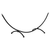 Outsunny Hängemattengestell aus Metall Hängemattengestell_aus_Metall - schwarz (300,00/90,00/100,00cm) - Outsunny