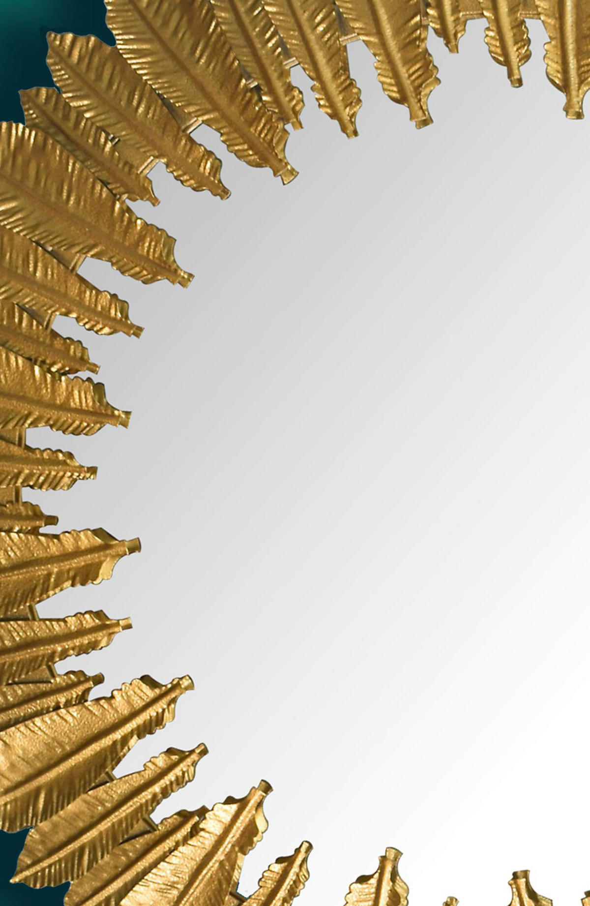 Wandspiegel gold Metall T/D: ca. 3x68 cm Wandspiegel - gold (68,00cm) - Wohnling