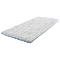 Topper Polar weiß Liegefläche B/L: ca. 90x200 cm Polar - hellblau/weiß (90,00/7,00/200,00cm)