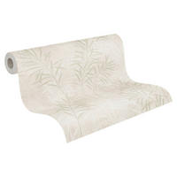 A.S.Creation Vliestapete silber grün B/H/D: ca. 53x1005x8,5 cm Vliestapete - grün/silber (8,50/1005,00cm) - A.S.Creation