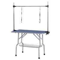 PawHut Hundetrimmtisch blau Gummi B/H/L: ca. 60x170x107 cm Hundetrimmtisch - blau (107,00/60,00/170,00cm) - PawHut