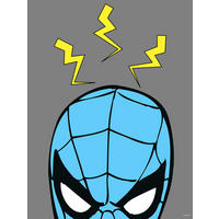 Komar Poster Marvel PowerUp Spider-Man Sense Disney B/L: ca. 30x40 cm Marvel PowerUp Spider-Man Sense - (30,00/40,00cm) - Komar