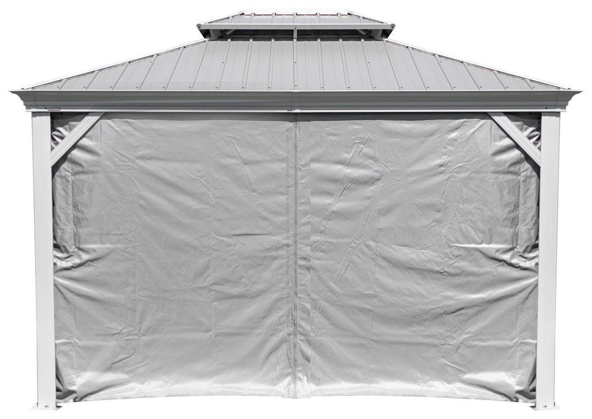 Sojag Pavillon-Vorhang-Set Messina taupe Polyester Messina - taupe - Sojag