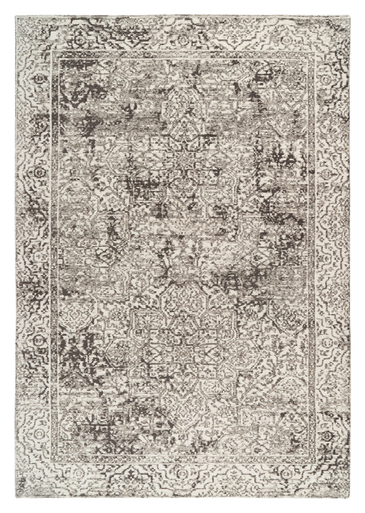 Kayoom Flachflorteppich Davis 225 grau B/H/L: ca. 80x1,2x150 cm Davis 225 - grau (150,00/80,00/1,20cm) - Kayoom