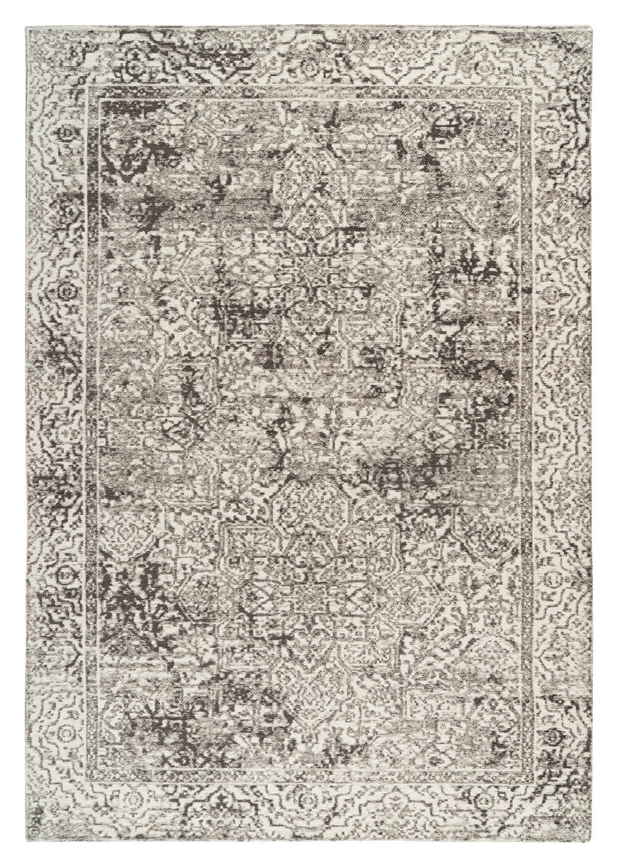 Kayoom Flachflorteppich Davis 225 grau B/H/L: ca. 80x1,2x150 cm Davis 225 - grau (150,00/80,00/1,20cm) - Kayoom