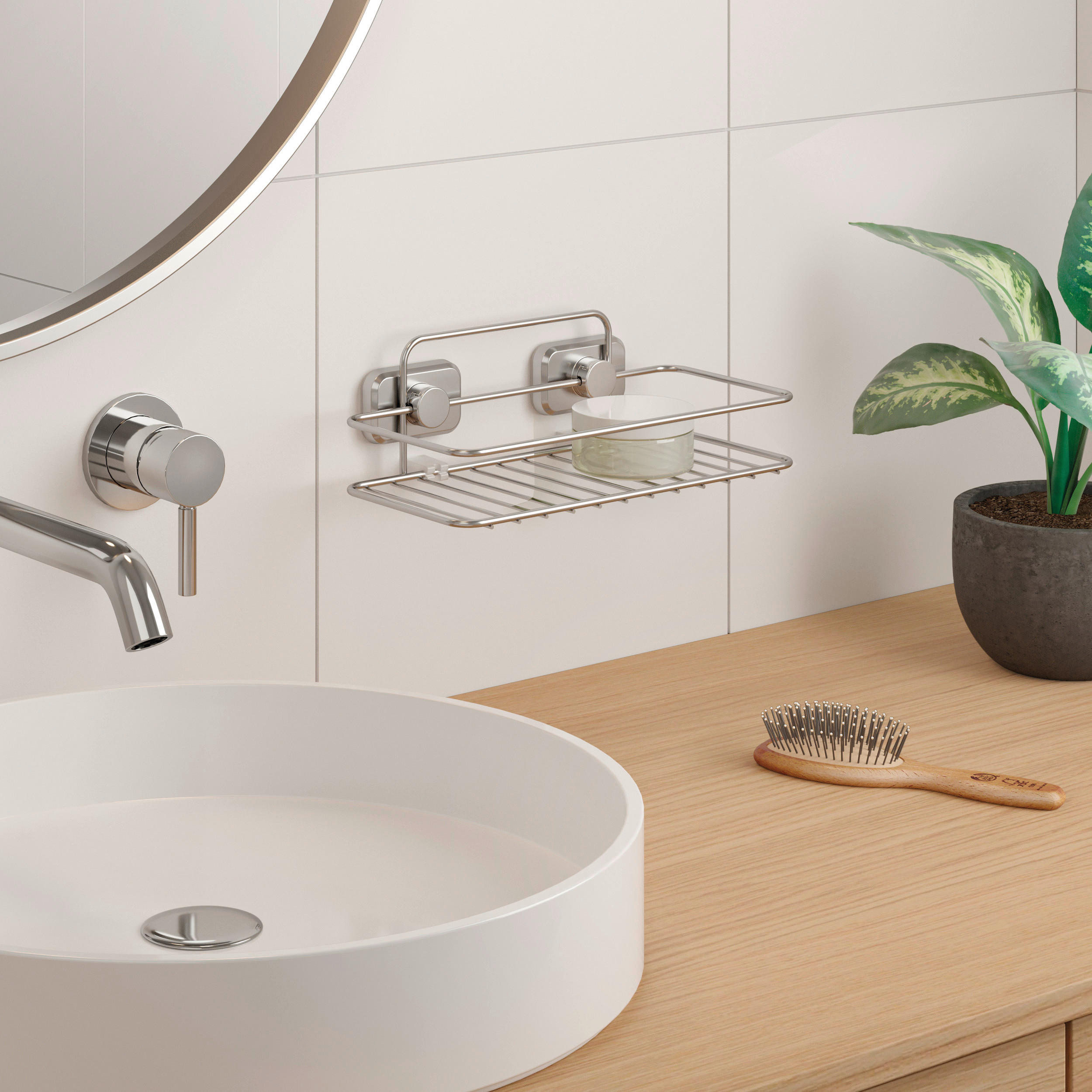 Thumbnail - Ablagekorb Chrom Metall