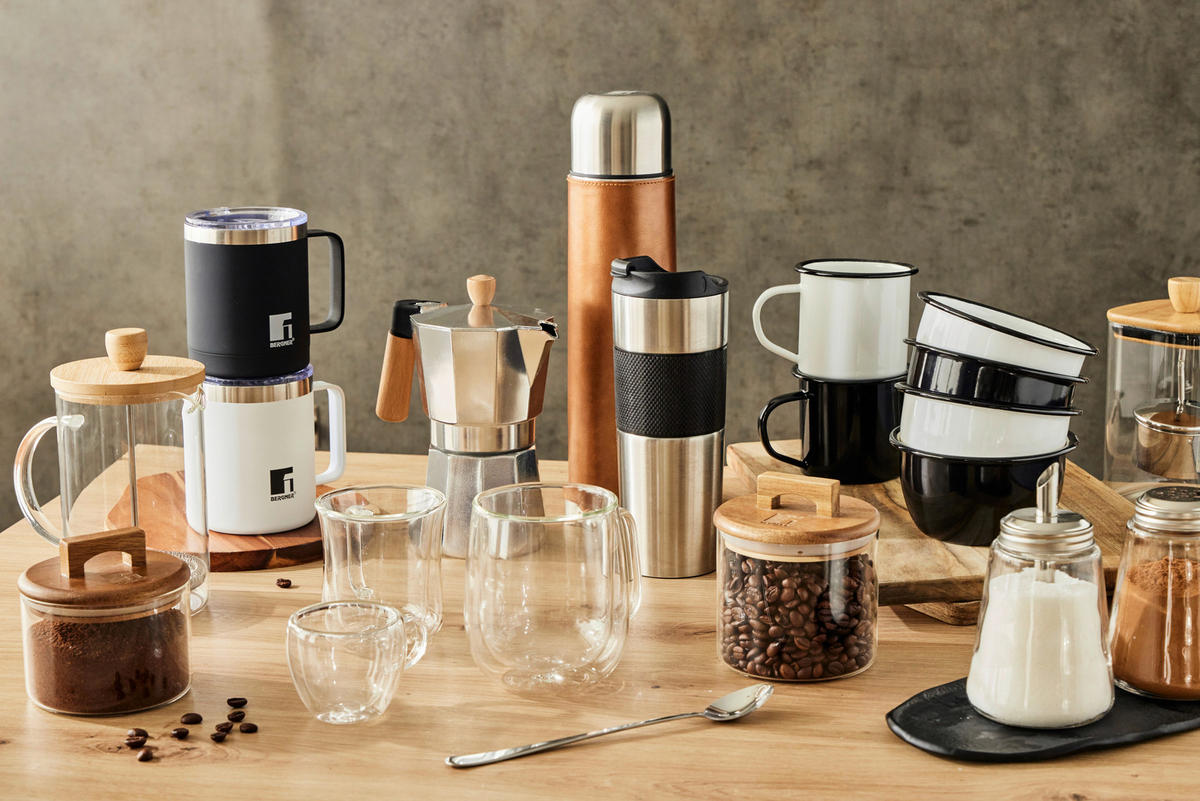 BERGNER Trinkgläserset COFFEE & TEA LOVERS transparent COFFEE & TEA LOVERS - transparent (18,00/11,50/10,50cm) - BERGNER