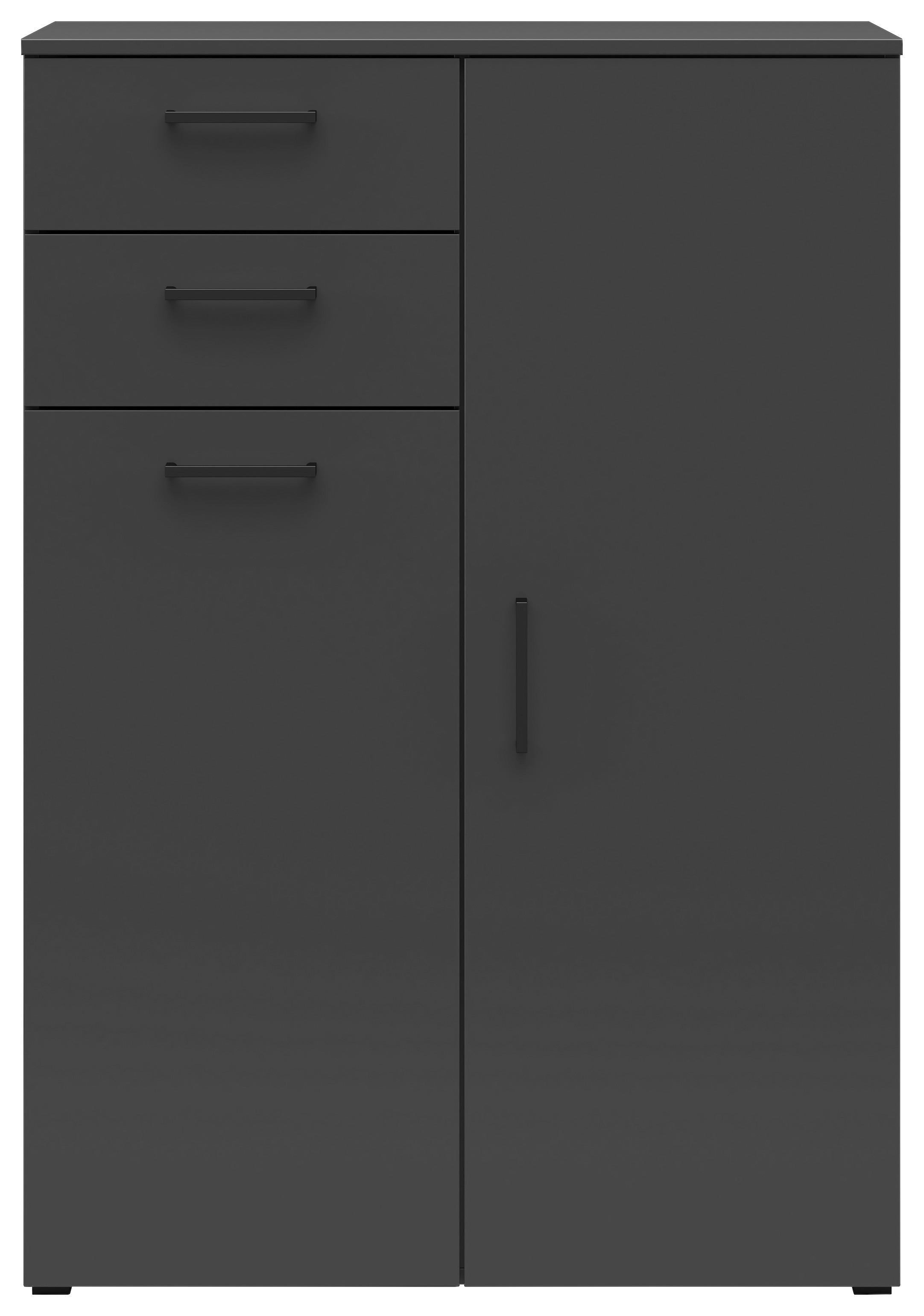 Kommode Multi-Stauraum Typ 32 anthrazit B/H/T: ca. 80x115x40 cm Multi-Stauraum Typ 32 - anthrazit (80,00/115,00/40,00cm)